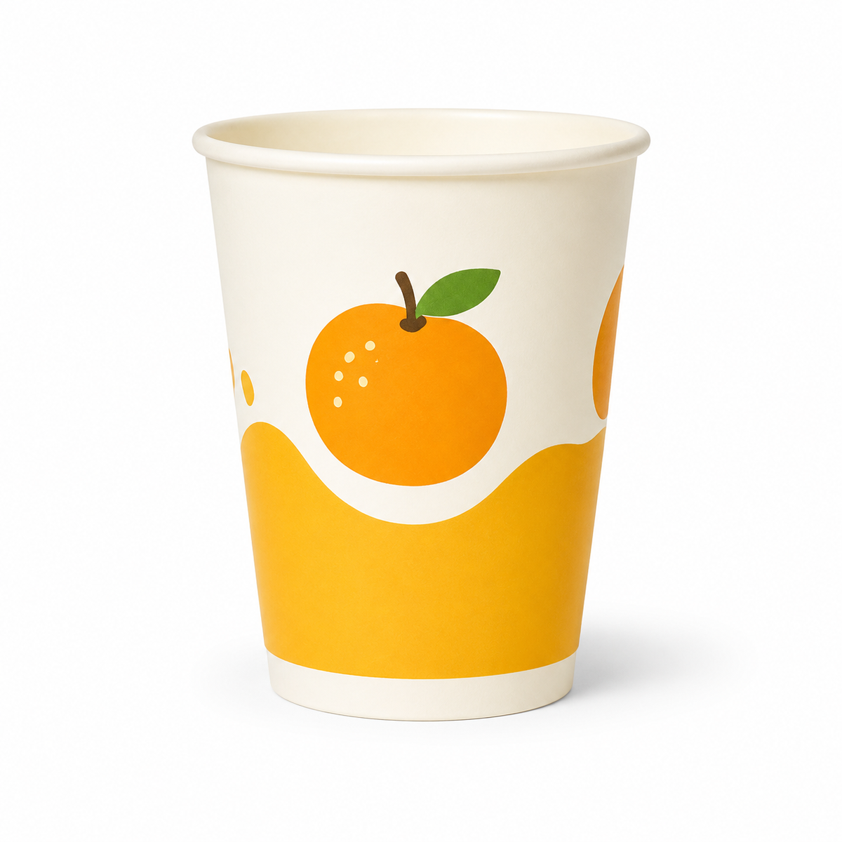 Citrus Splash Disposable Paper Cups