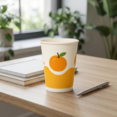 Citrus Splash Disposable Paper Cups