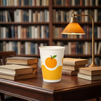Citrus Splash Disposable Paper Cups