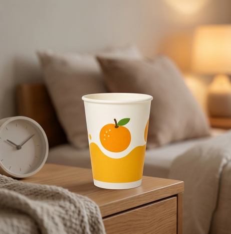 Citrus Splash Disposable Paper Cups