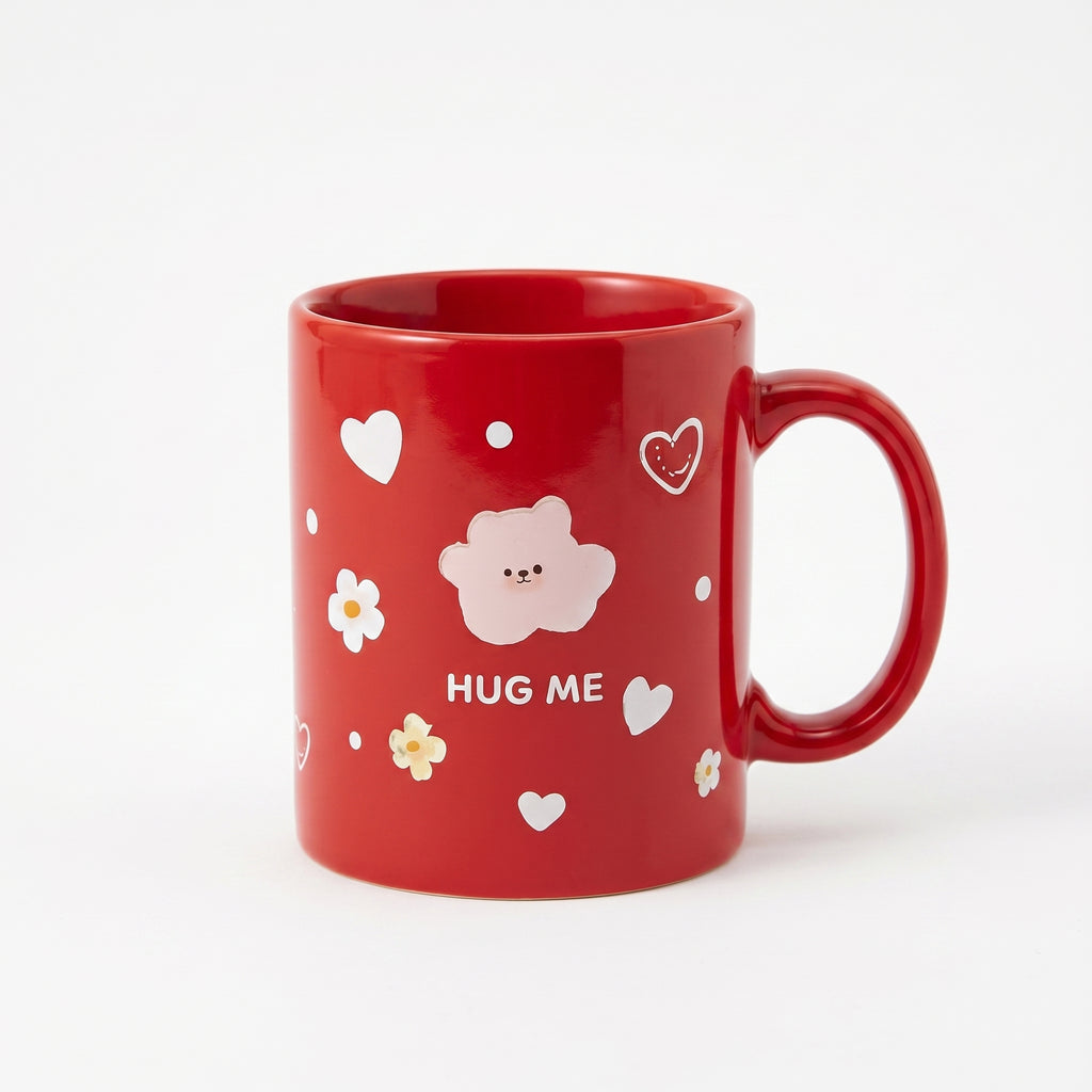 Sweetheart "Hug Me" Red Ceramic Mug