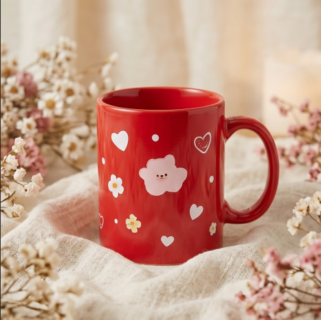 Sweetheart "Hug Me" Red Ceramic Mug