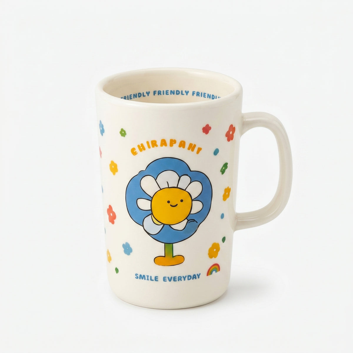 Chirapany "Smile Everyday" Tall Ceramic Mug