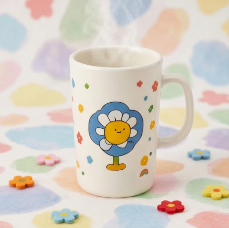 Chirapany "Smile Everyday" Tall Ceramic Mug