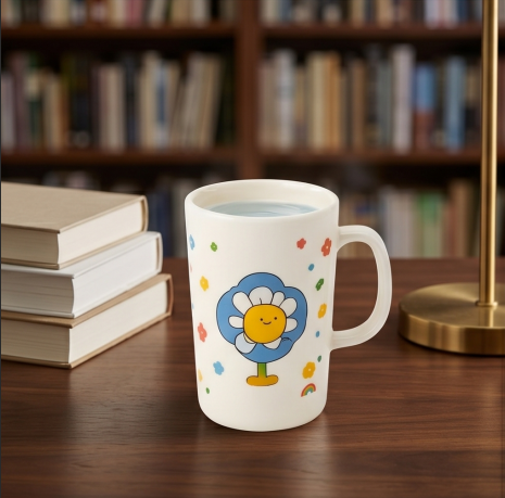 Chirapany "Smile Everyday" Tall Ceramic Mug