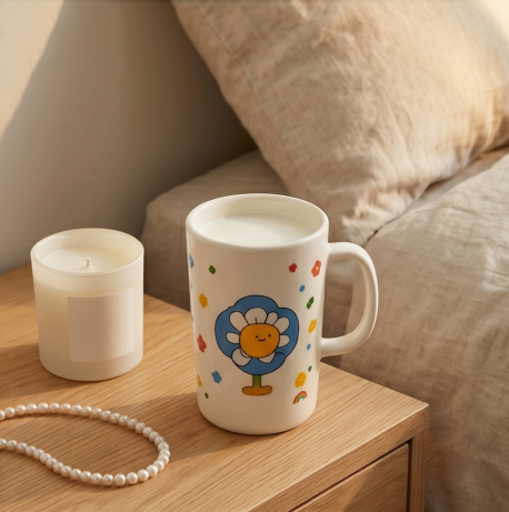 Chirapany "Smile Everyday" Tall Ceramic Mug