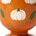 Autumn Harvest White Pumpkin Pedestal Mug
