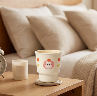 Kawaii Strawberry Bear Stackable Cup