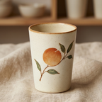 Rustic Orchard Speckled Ceramic Tumbler