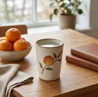 Rustic Orchard Speckled Ceramic Tumbler