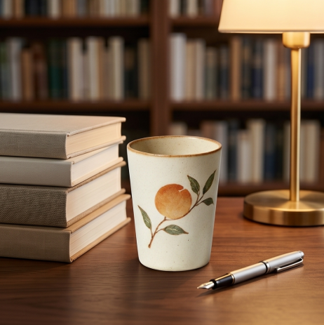 Rustic Orchard Speckled Ceramic Tumbler