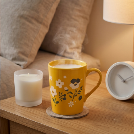 Sunny Meadow Floral Ceramic Mug