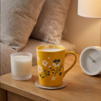 Sunny Meadow Floral Ceramic Mug