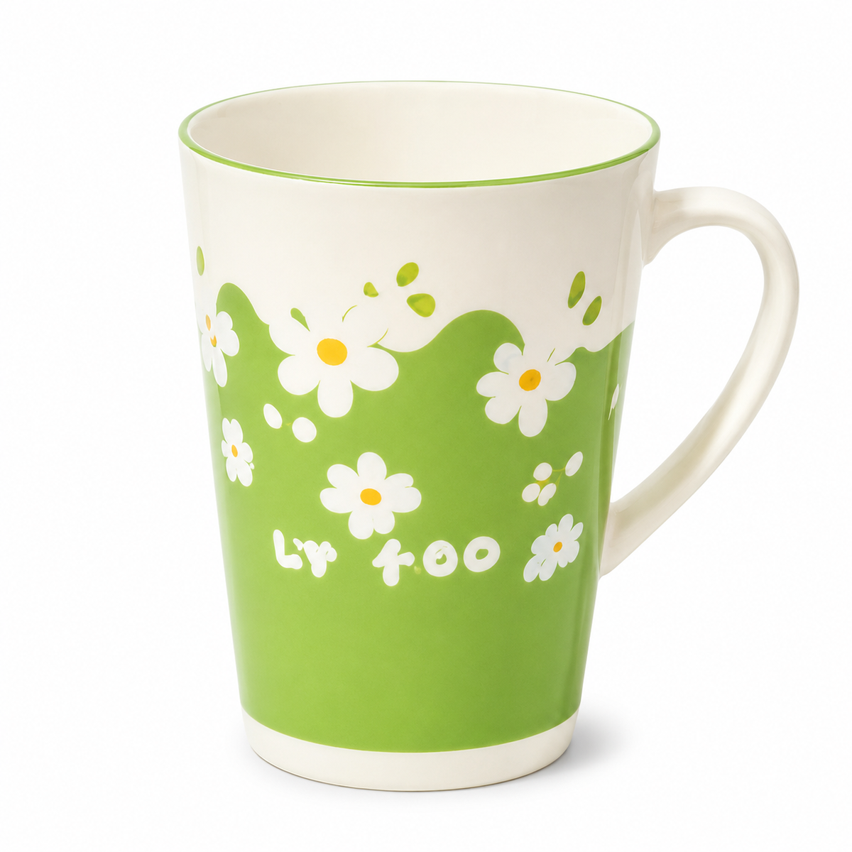 Spring Daisy Two-Tone Ceramic Mug
