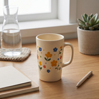 Wildflower Garden Tall Ceramic Mug