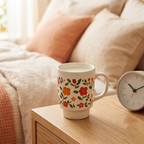 Vintage Bloom Stackable Ceramic Mug